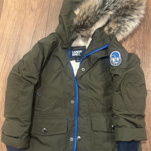 Lands End Boys Expedition Down Winter Parka - Picture 1 of 5